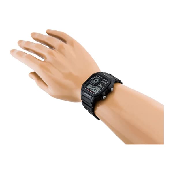 Casio AE-1200WH-1AVDF World Time Fiber Belt Men's Watch