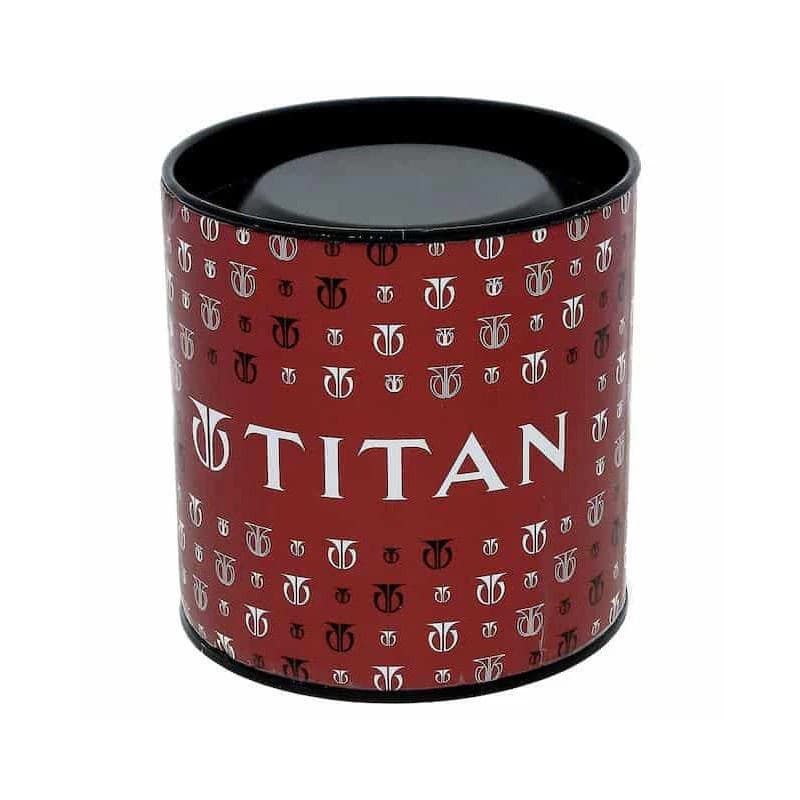 Titan 1825KM01 Analog Date Dual Tone Stainless Steel Watch for Men