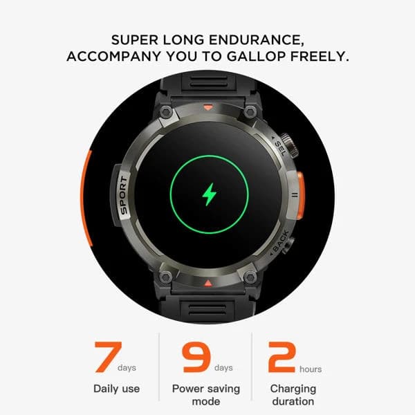 XTRA Active R28 Bluetooth Calling Sports Smartwatch