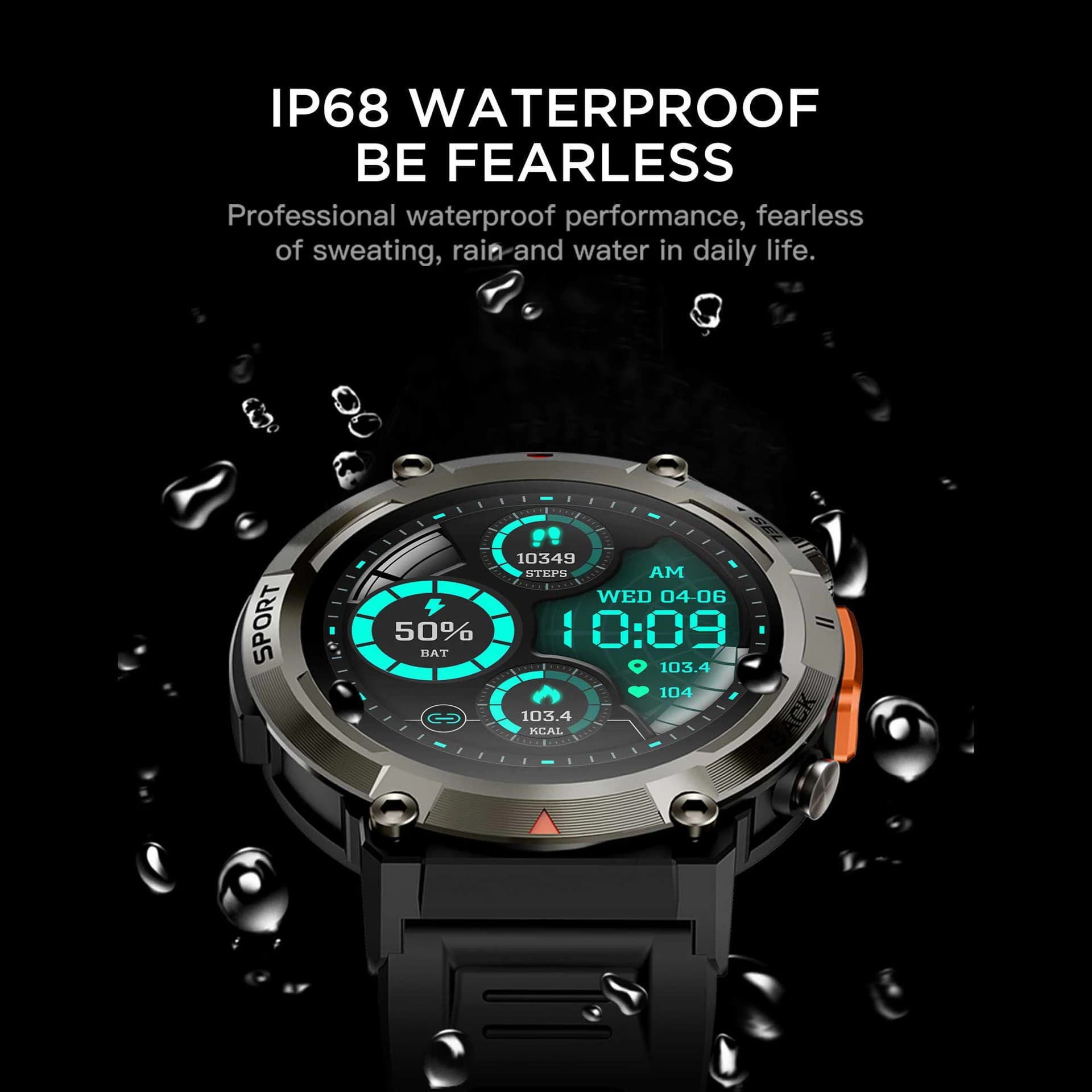 XTRA Active R28 Bluetooth Calling Sports Smartwatch