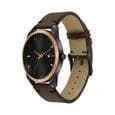 Fastrack 3308KL01 Stunners Analog Black dial Leather Watch for Guys