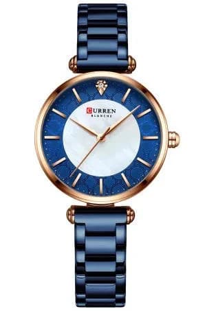 Curren 9072L Montre Femme Women’s Bracelet Watch – Blue