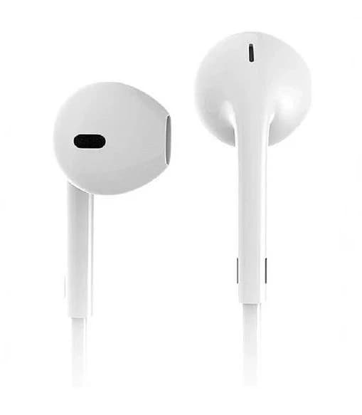 FONENG T15 Half-In-Ear 3.5mm Heavy Bass Earphone- White