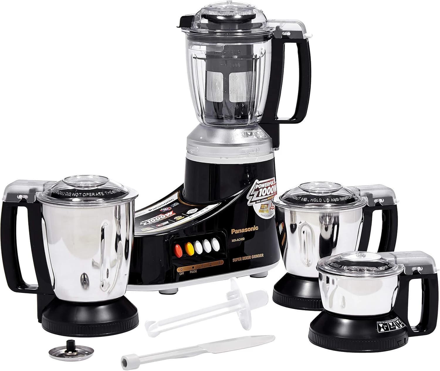 Panasonic 4-Jar Super Mixer Grinder (MX-AC400)