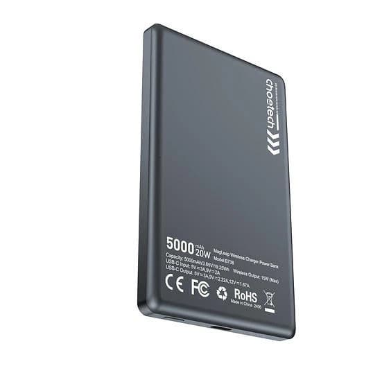 Choetech 5000mAh PD 20W Magnetic Power Bank (B738)