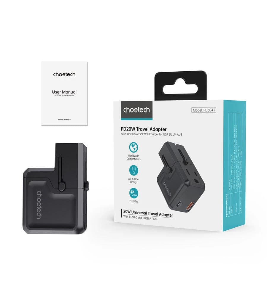 Choetech PD6043 Travel Adapter