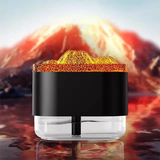ZADIKO Air Humidifier Ambient Volcano Lamp Simulation 300ml – A331