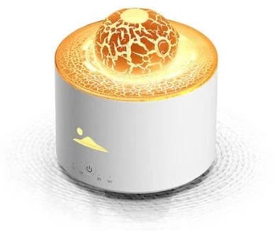 HX-130 Colorful Night Light Planet Desktop Flame Aromatherapy Humidifier