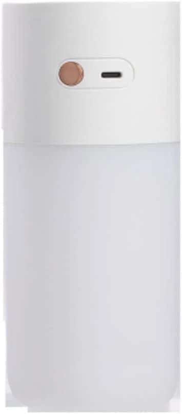 400ml Capacity USB Recharge Cool Mist Air Humidifier with Night Light,Portable Dual Spray Nozzles Diffuser,Hydrate Moisturizing Sprayer for Home Office Car Air-conditioned rooms (Pink)