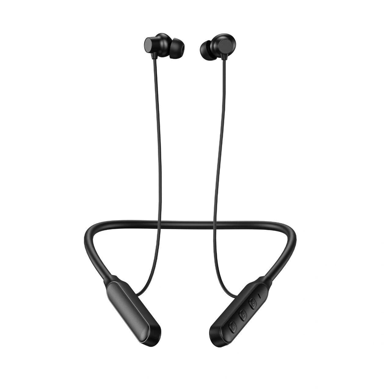 Wiwu Soundcool Black Bluetooth Neckband Earphone