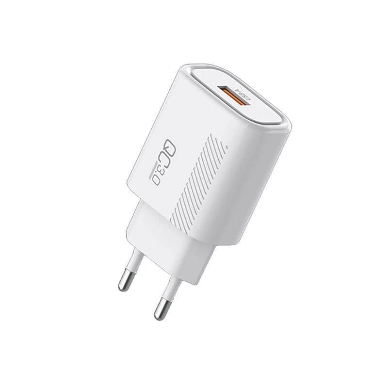 Yison C-H11-EU 18W Fast Charging Adapter with Micro USB Cable - White