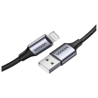 UGREEN Alu Case Braided Lightning Cable 1m