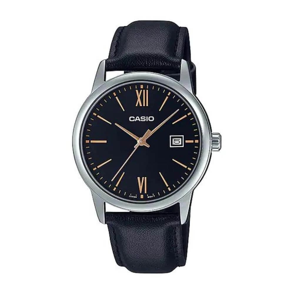 Casio Classic Date Belt Watch MTP-V002L-1B3UDF