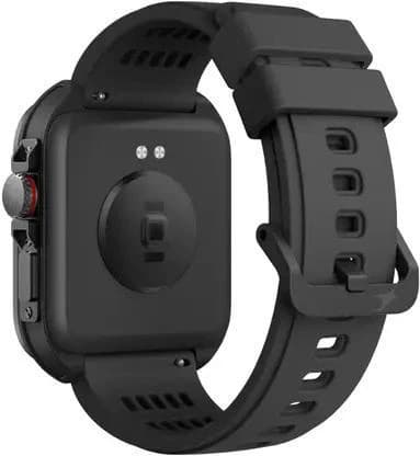 Fastrack Active 1.83" HD Display,Functional Crown,BT Calling with Advanced Chipset Rugged Smartwatch - Black