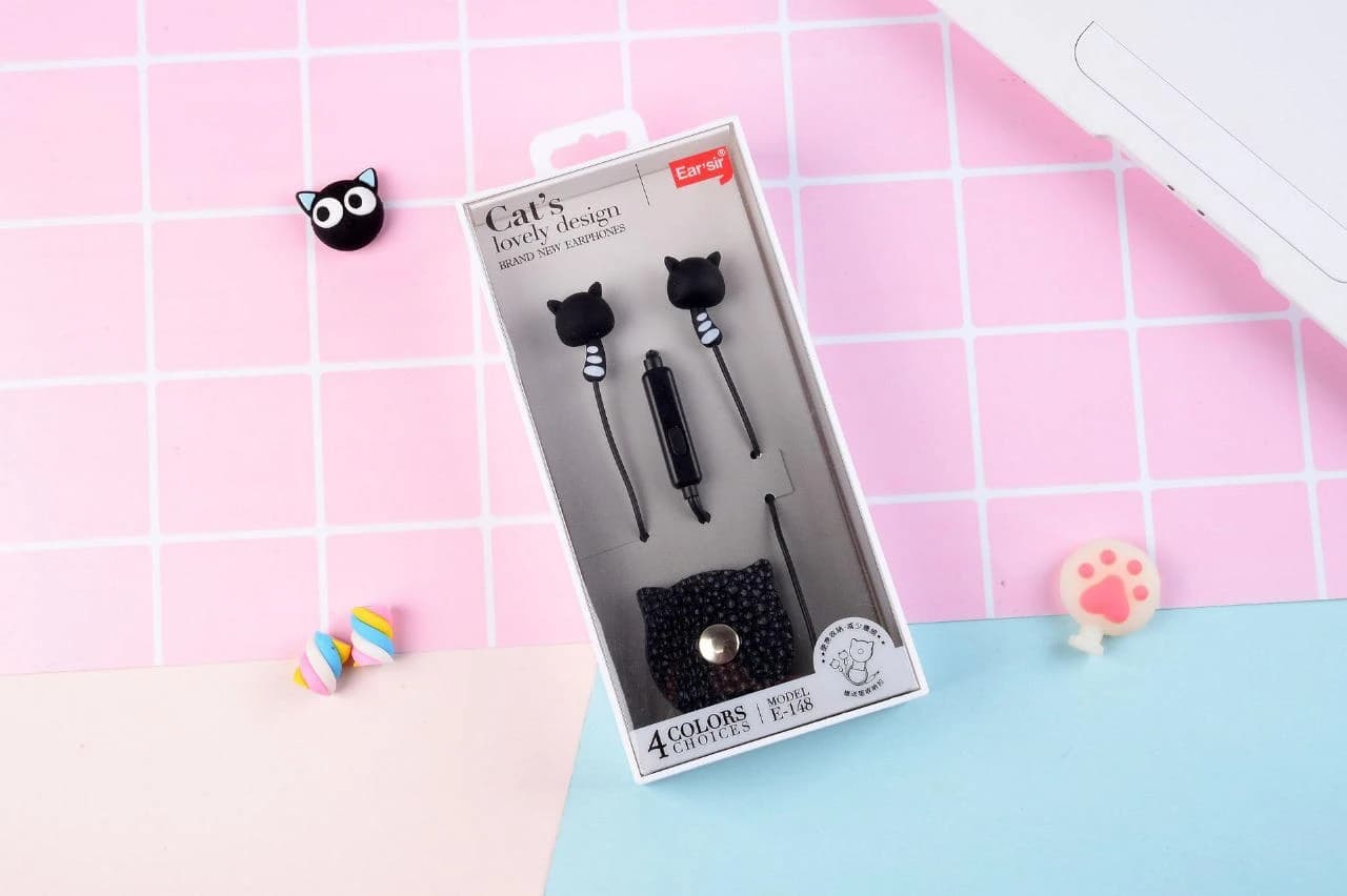 Ear First Sen E-148 Demure Kitty Modeling Headset