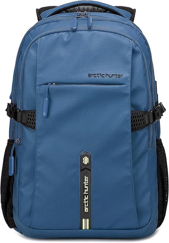 Arctic Hunter B00388 Multi Functional 15.6-inch Laptop Office Travel Backpack Bag - Blue