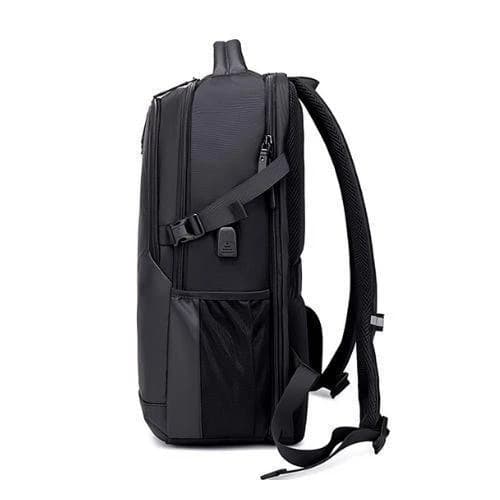Golden Wolf GB00444 15.6-inch Laptop Multi-function Backpack with USB Port - Black