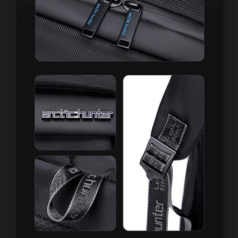 Arctic Hunter B00478 Laptop Bag Light Large Capacity Travel Backpack - Grey
