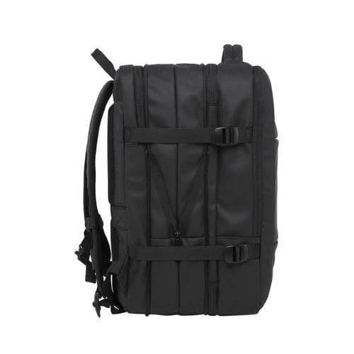 BANGE BG-1908 Large Capacity Expandable Multi-Purpose Business Bag & Travel Backpack Waterproof Laptop Backpack for 15.6inch - Black