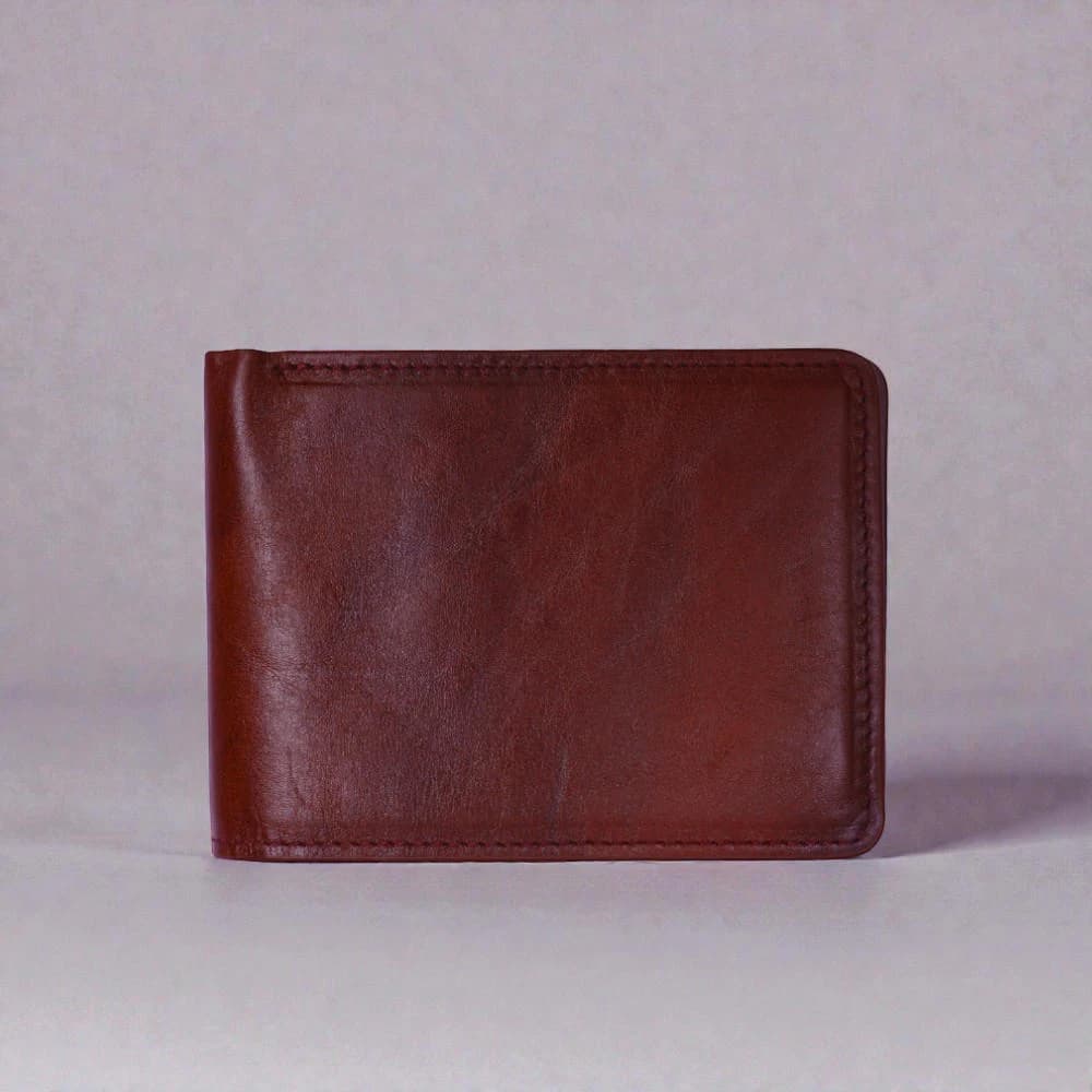 Zays Handcrafted Premium Eco-Friendly Leather Bifold Wallet - Slim Durable and Stylish Short Wallet for Unisex ZSW107-Chocolate