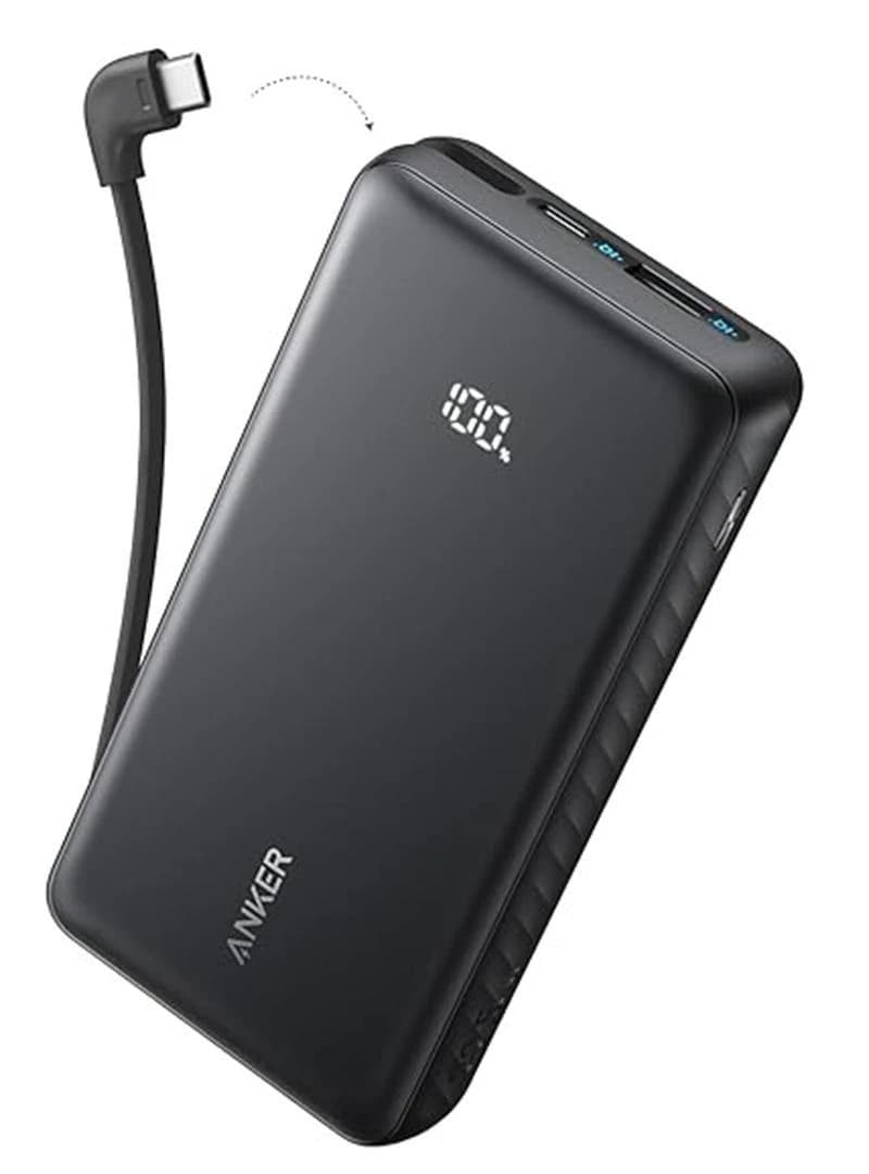 Anker Zolo A110E 20000mAh 22.5W Fast Charging Power Bank with USB-C Cable [Black]