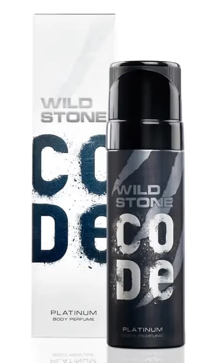 Wild Stone - Code Platinum No Gas Body Perfume For Men, Long Lasting Intense Fragrance, 120ml