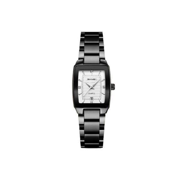SKMEI 2578 Waterproof Rhinestone Case Fashionable Quartz Ladies Watch - Silver Black