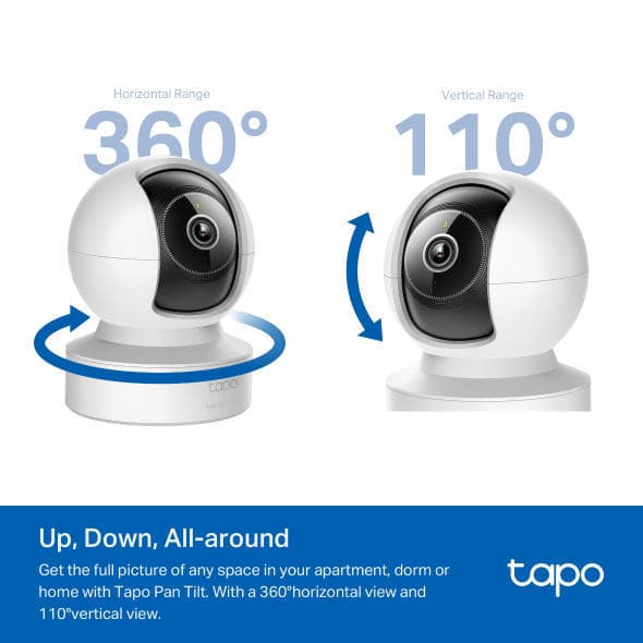 TP-Link Tapo Tapo C232 Pan/Tilt Home Security Wi-Fi Camera