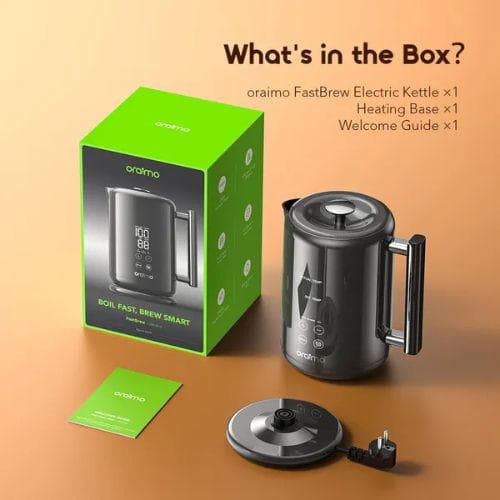 Oraimo FastBrew Fast Smart 1.7L 316 Stainless Steel Electric Kettle (OEK-261A)