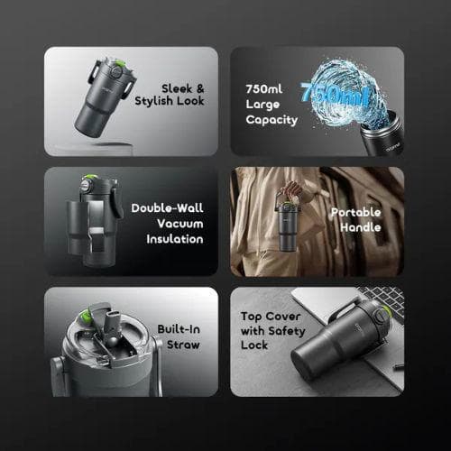 Oraimo ThermoGo 750ml Stainless Steel Insulated Thermos (OH-VIT201N)