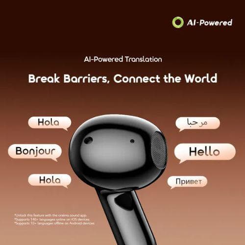 Oraimo SpaceBuds Air 2 Earbuds with Smart Translation (OTW-325S)
