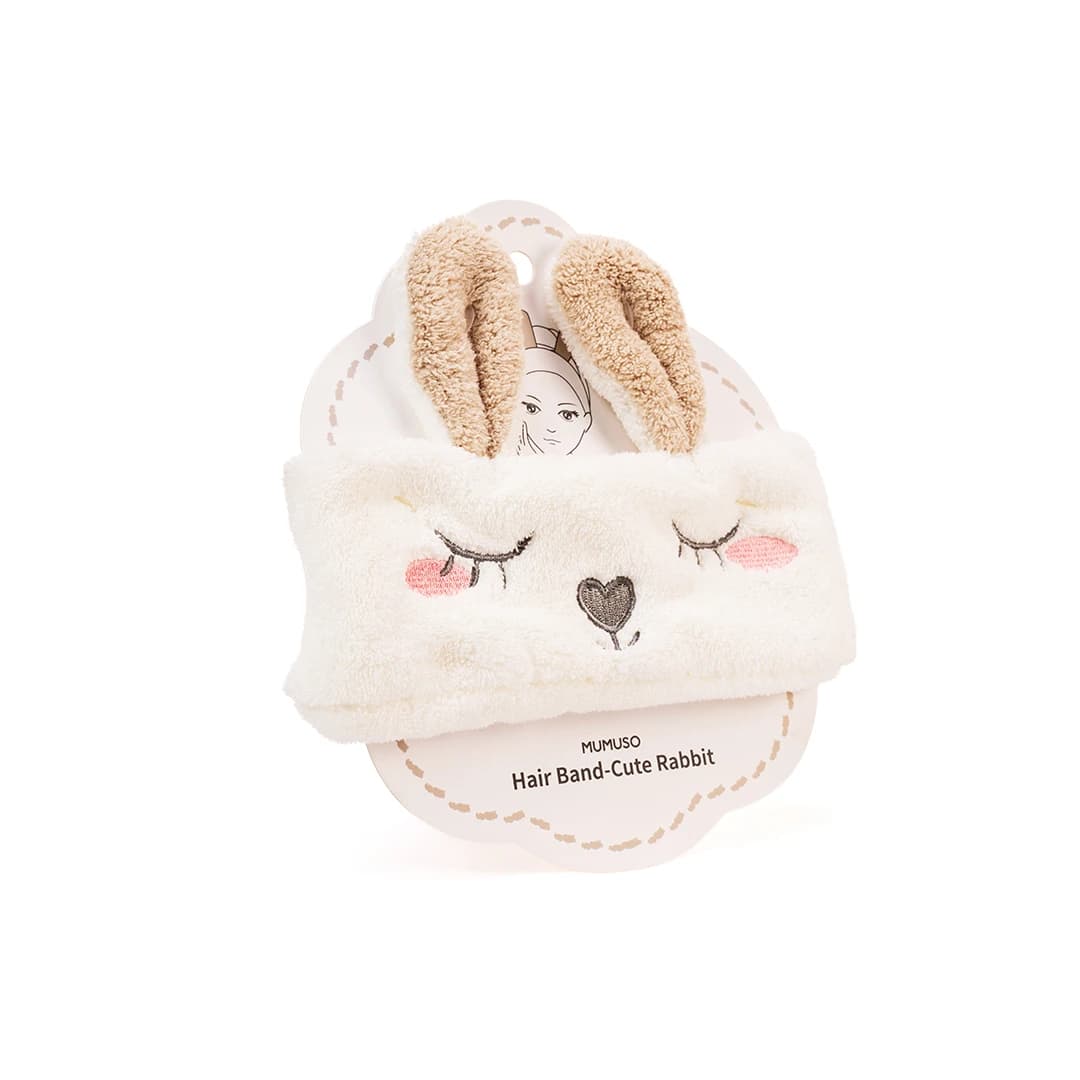 MUMUSO Hair Band -Cute Rabbit (White)
