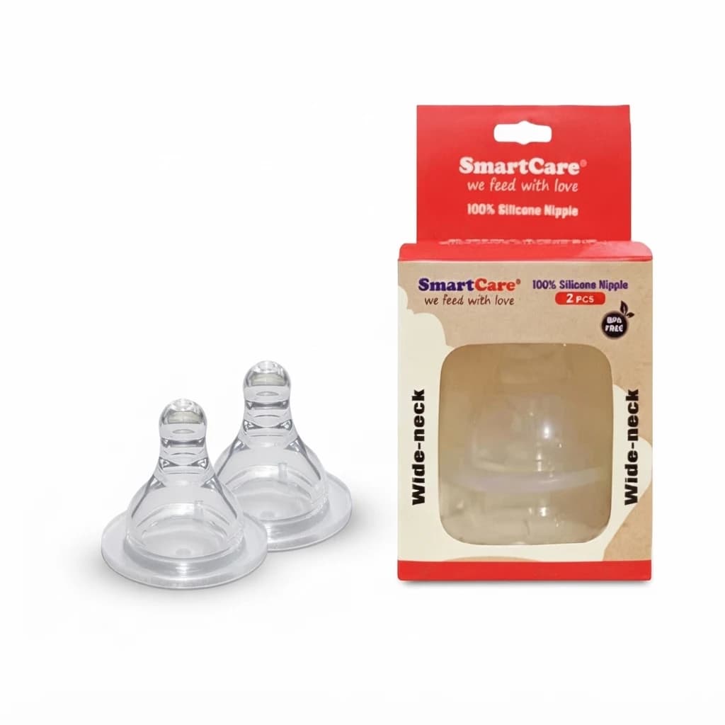 Smart Care Wide neck Silicon nipple M Size(2pcs Pack)