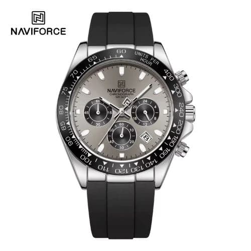 NAVIFORCE 8054 Silicone Band Watch for Men