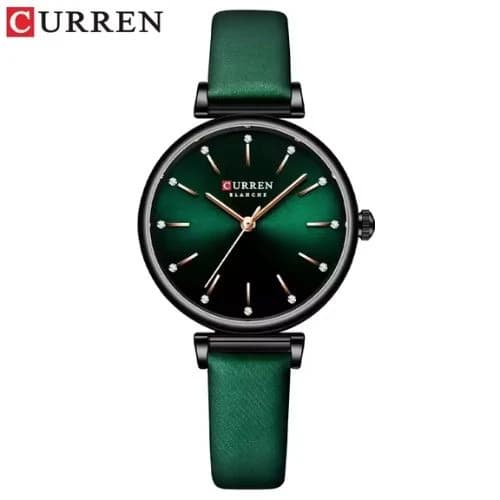 Curren 9081 Leather Strap Women's Watch