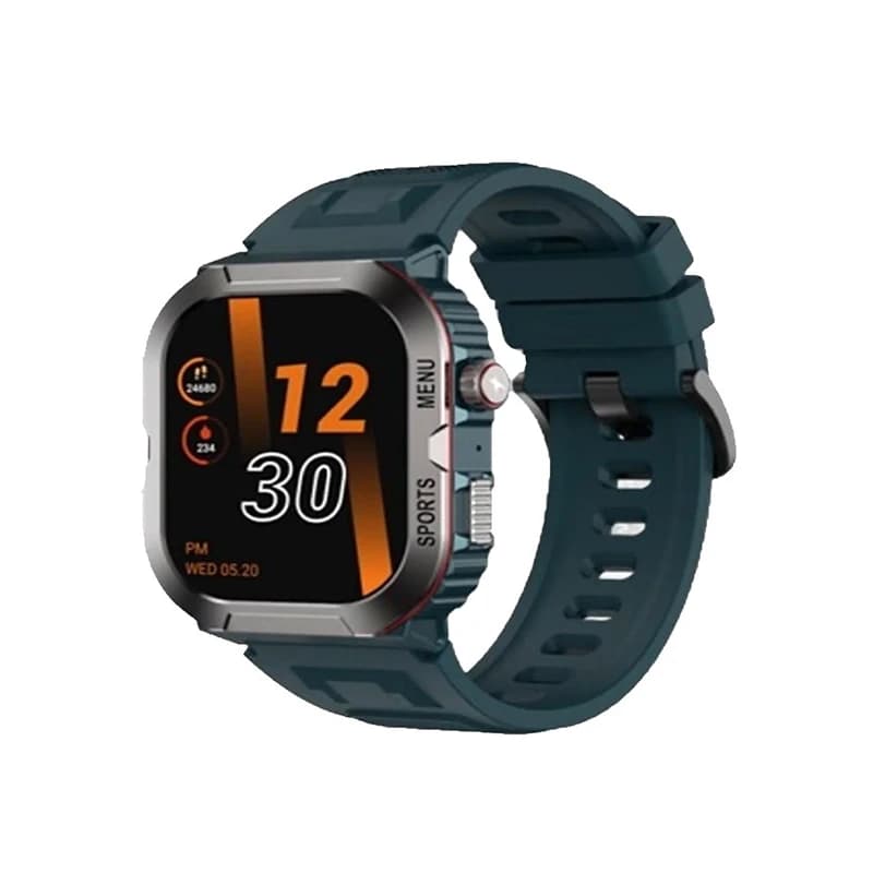 Fastrack Xtreme S1 with 1.43cm AMOLED Display, Rugged Design, SingleSync BT Calling, Functional Crown with Black Strap