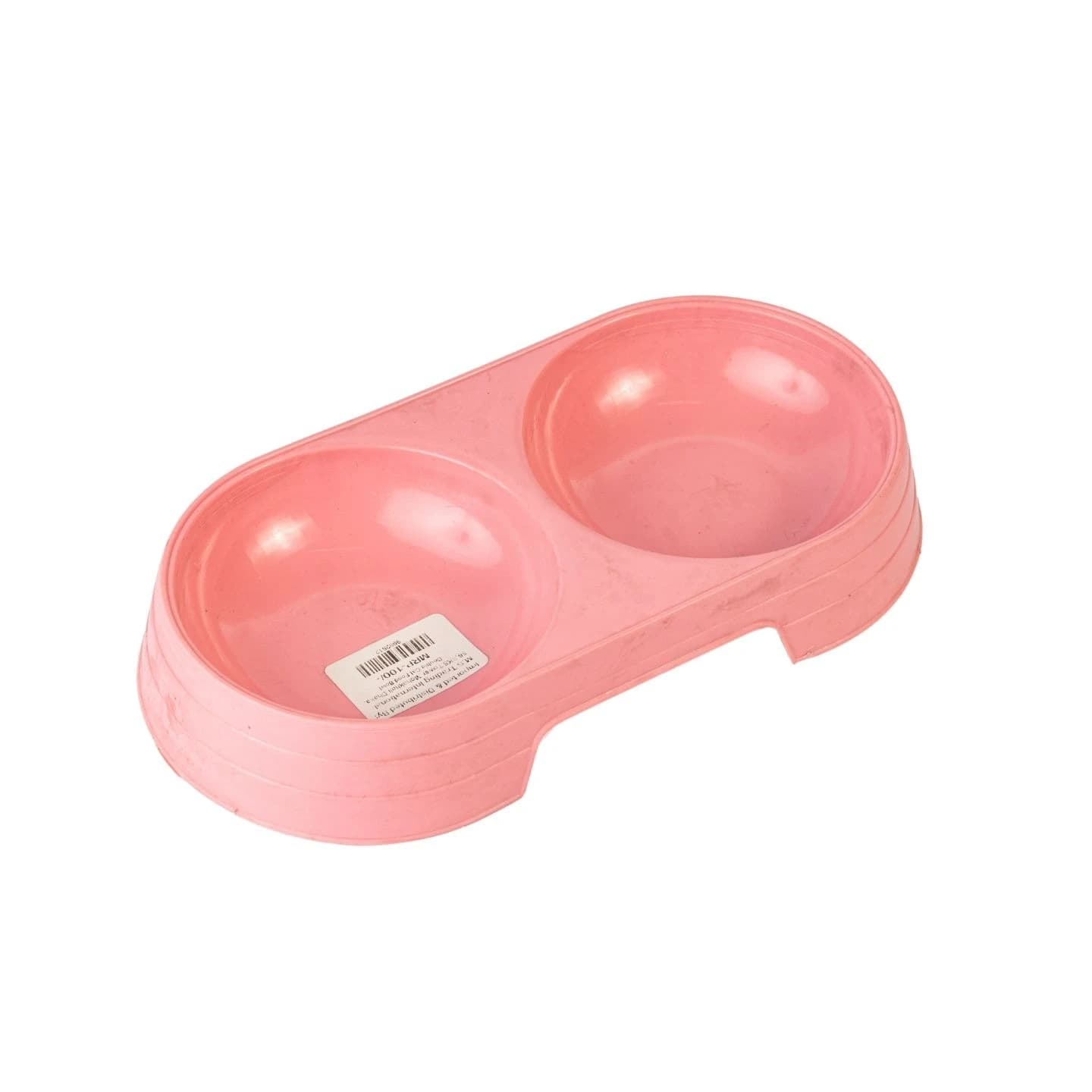 Double Cat Food Bowl (Assorted) 1 Piece
