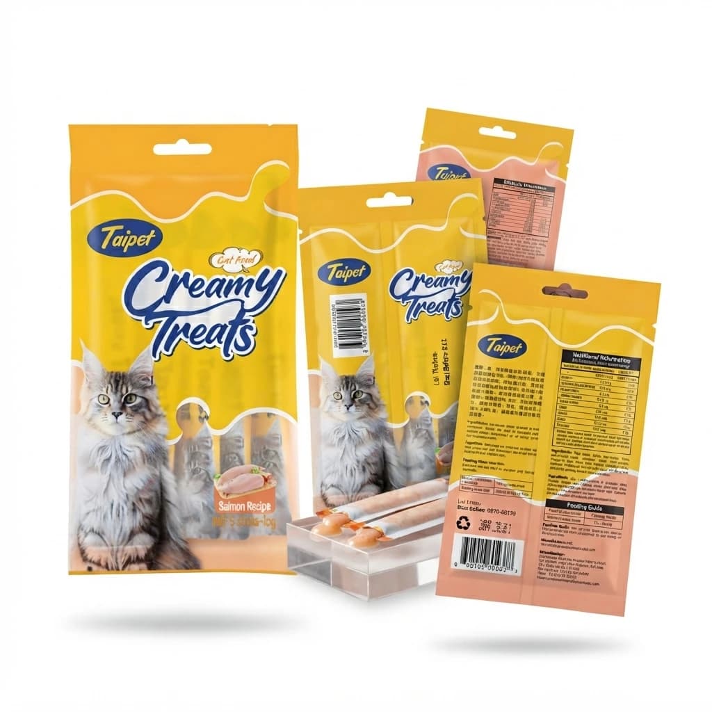 Taipet Creamy Cat Treats Chicken Recipe Flavor 5pcs