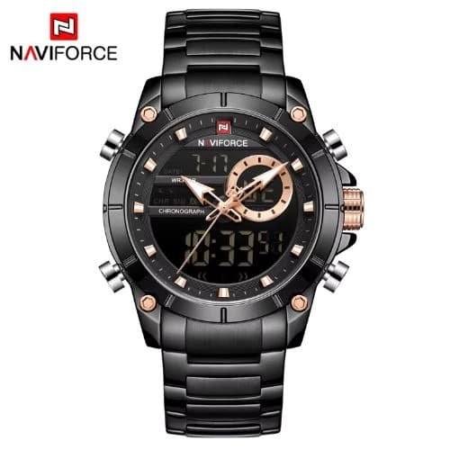 NAVIFORCE 9163 Stainless Steel Watch for Men