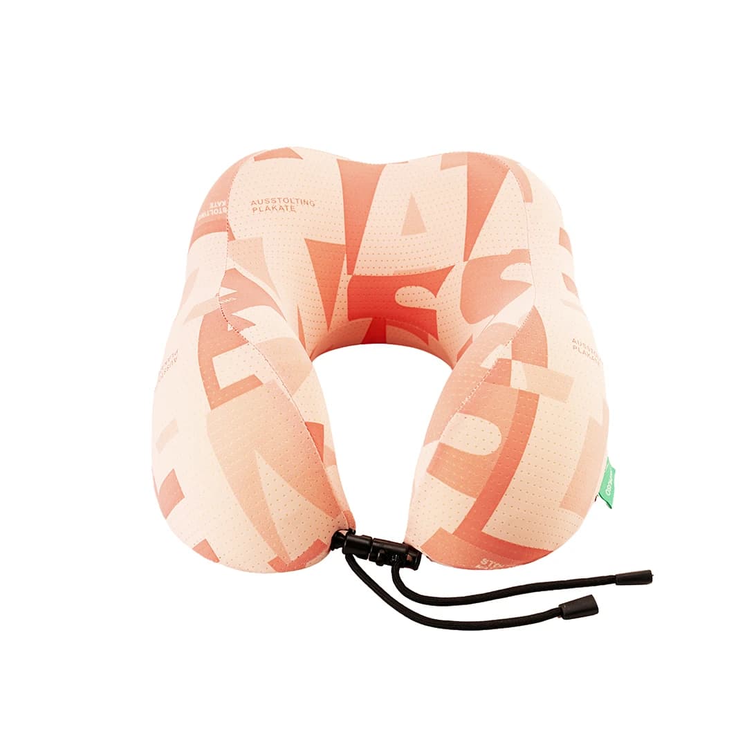 Cooling Memory Foam U-Shaped Neck Pillow (Hump Design/Pink)