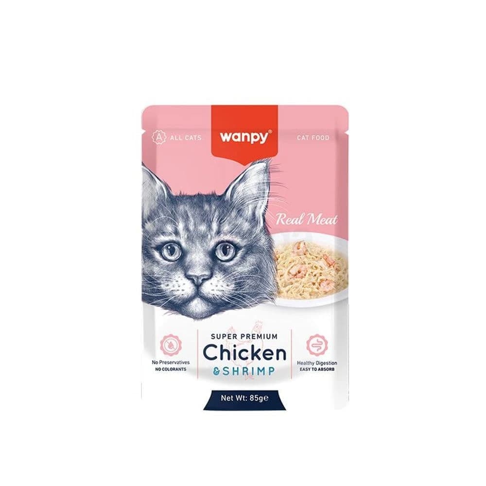 Wanpy Tasty Meat Paste Pouch Tuna Chicken Carrot 90gm