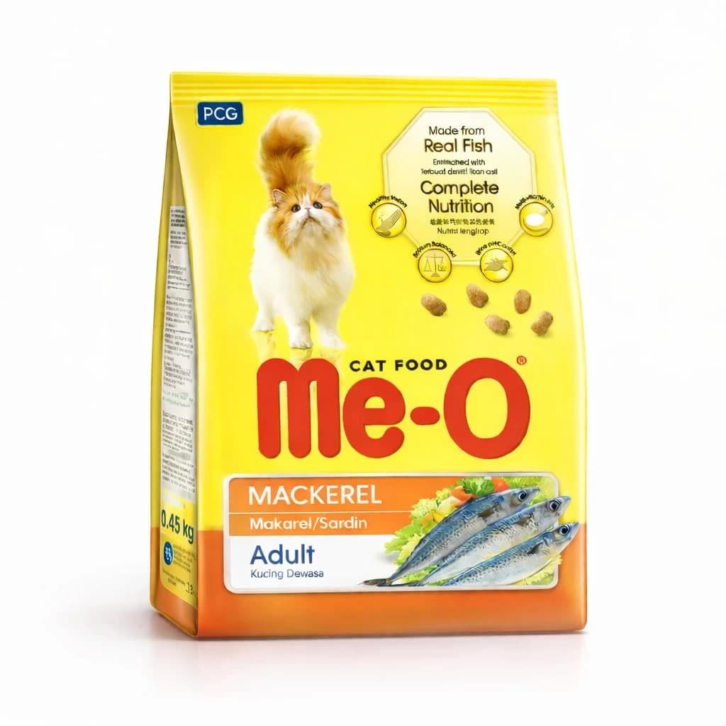 Me-O Dry Cat Food Mackerel 450gm