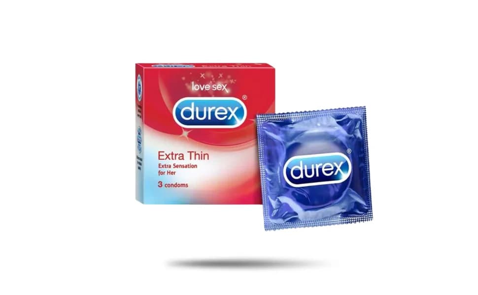 Durex Extra Thin Condom 3pcs Pack | India