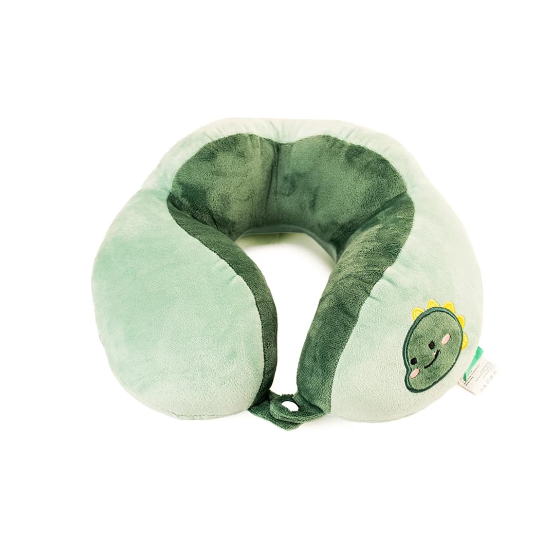 Double Humps U-Shaped Neck Pillow (Green)