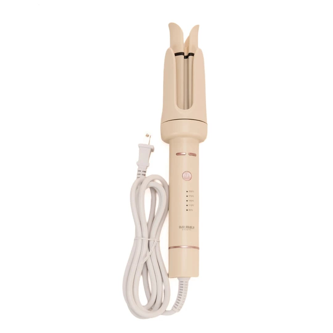 MUMUSO 32mm Automatic Curling Iron (Beige/US Plug)