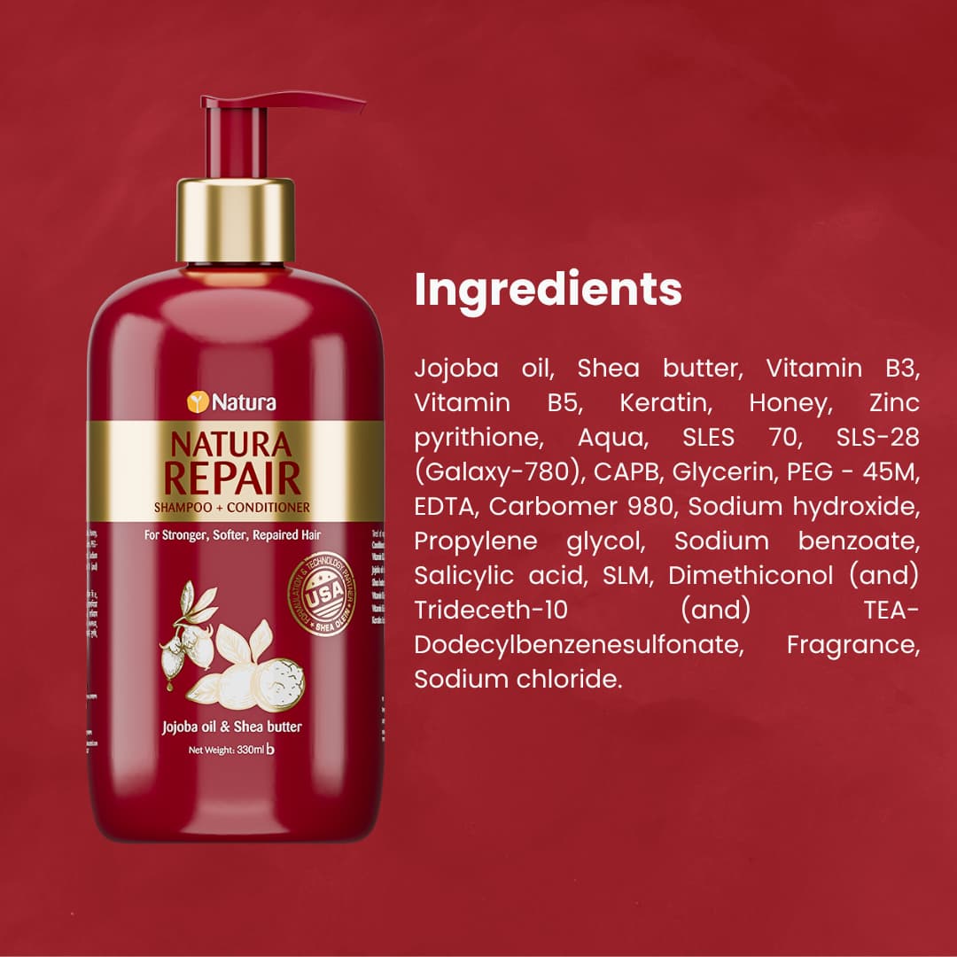 Natura Repair Shampoo + Conditioner 330ml