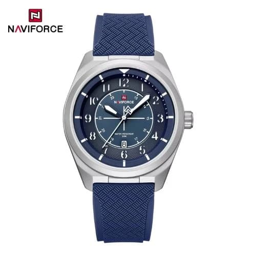 NAVIFORCE 9281 Silicone Belt Casual Male Wrist Watch