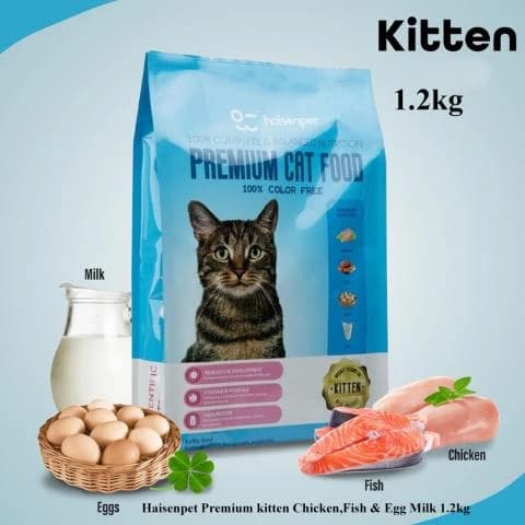 Haisenpet Chicken Fish Egg Milk 1.2kg