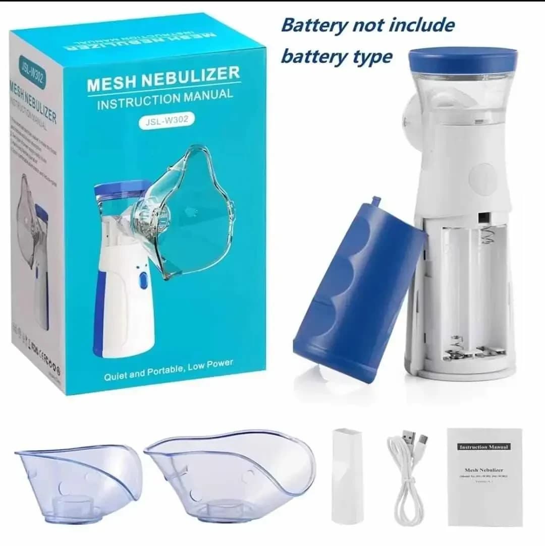 3-in-1 Ultimate Family Healthcare Diagnostic & Care Bundle (Blood Pressure Monitor+ Digital Forehead Thermometer+ Portable Mini Handheld Mesh Nebulizer)