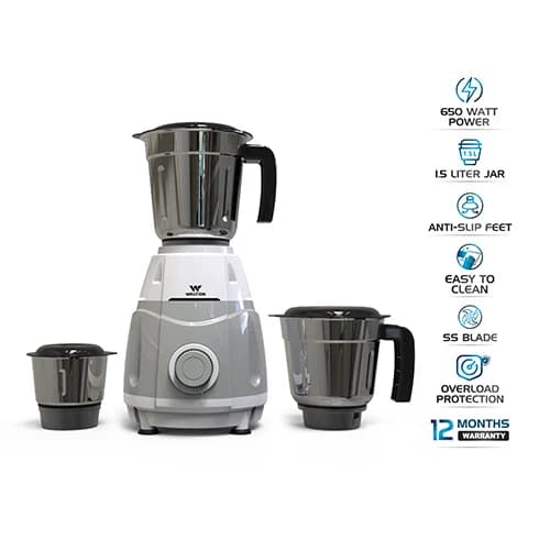 Walton 3in1 SS Heavy Duty Mixer Grinder WBL-15G265